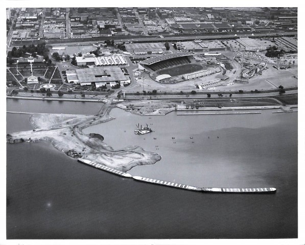 Aerial photograph of Ontario Place by Les Baxter 3