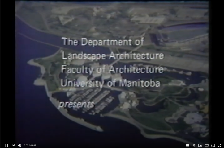 A Michael Hough lecture on the landscaping history of Ontario Place (1979)